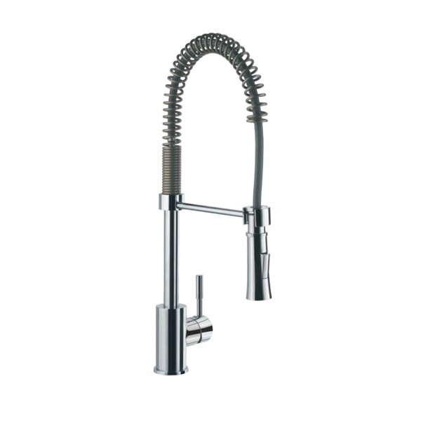 FLO2 Single Lever Spring Pulldown Sink Mixer