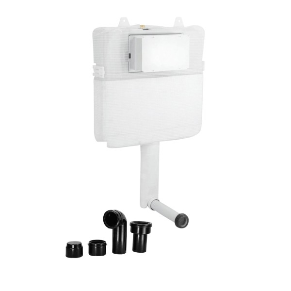 Pneumatic Single Piece Slim In-wall Cistern Body