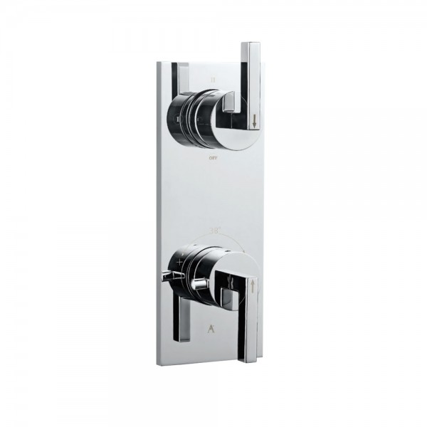 In-wall thermostatic shower valve