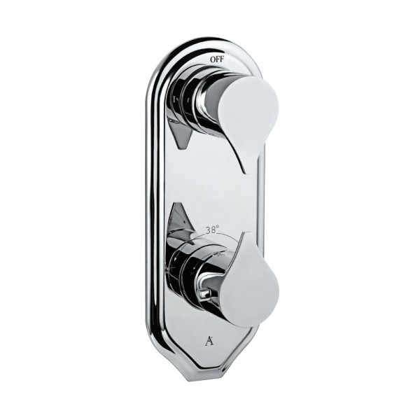 In-wall thermostatic shower valve