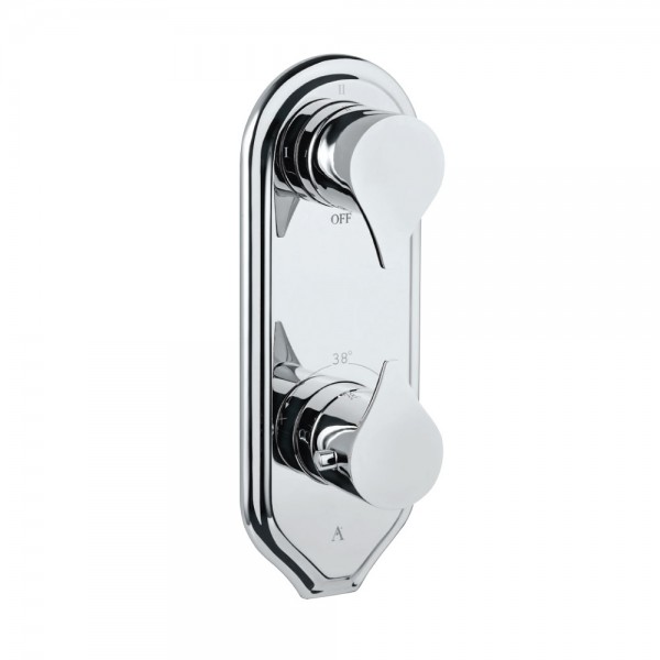 In-wall thermostatic shower valve