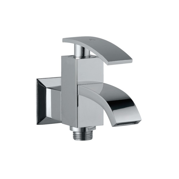 2-Way Bib Tap With Wall Flange