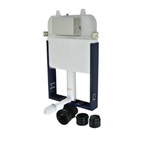Pneumatic Single Piece Slim In-wall Cistern