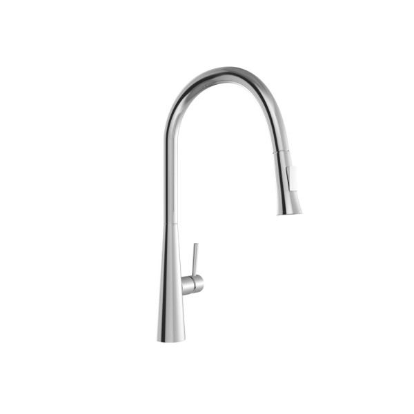 FLO2 Single Lever Pulldown Conical Sink Mixer